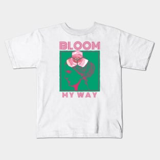 Bloom My Way in Colour Raspberry Sorbet Kids T-Shirt